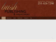 Tablet Screenshot of bushpublishing.com